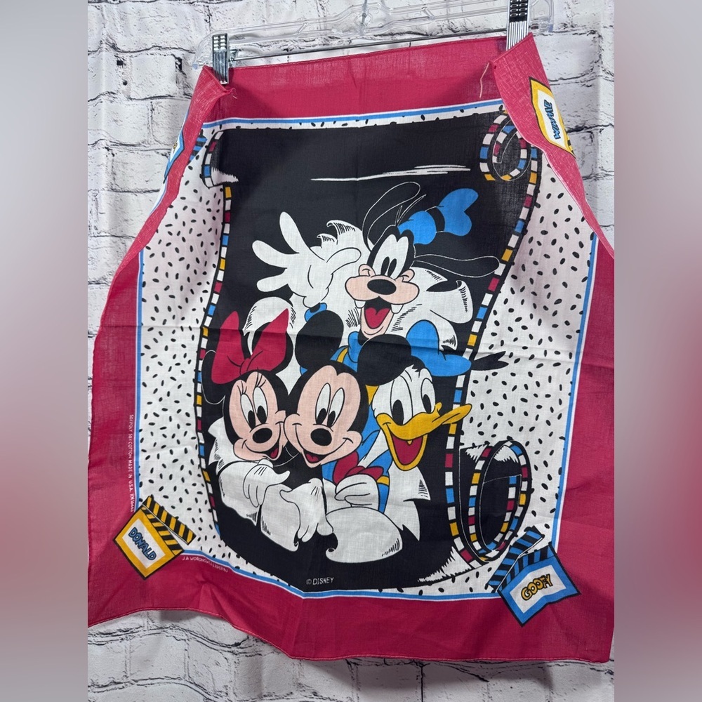 Vintage Mickey & the Gang Scarf J.A Woronowicz